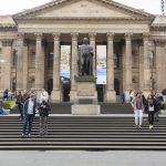 Melbourne,,Australia,-,Aug,1,,2015:,People,Outside,State,Library