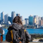 Couple,Of,Tourism,Stand,On,View,Point,In,Sydney,Zoo